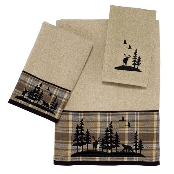 Rustic towels for discount bathroom